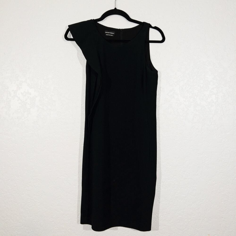 Emporio Armani Black‎ Sheath Dress Size 38